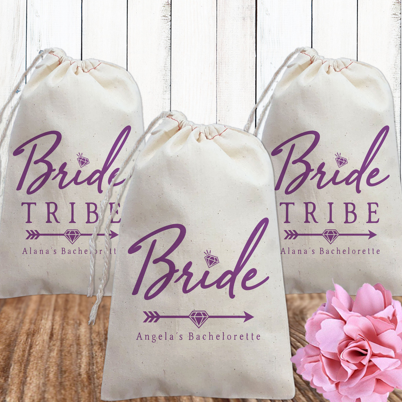 Large Personalized Gift Bag, Bridesmaid Gift Bag, Party Favor, Bridal  Shower Favor, Bachelorette Party, Purple Gift Bag, Business Logo Bag 