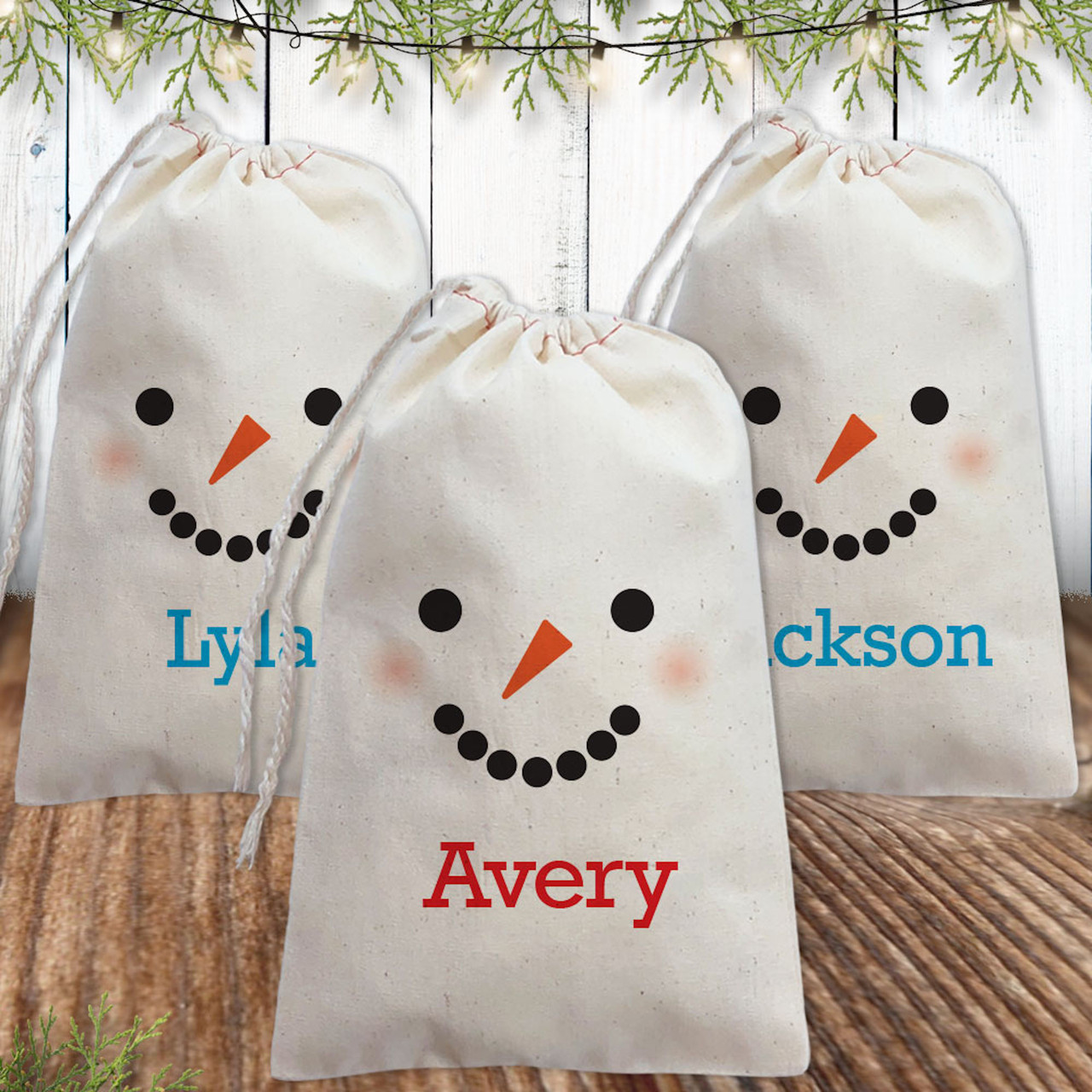 Snowman Sensory Bags