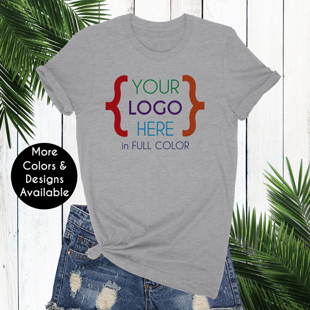 how to print custom T-shirts with your company logo on them