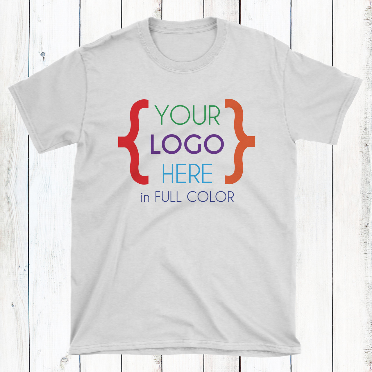 Custom Printed Logo T-Shirts with Full Color Print