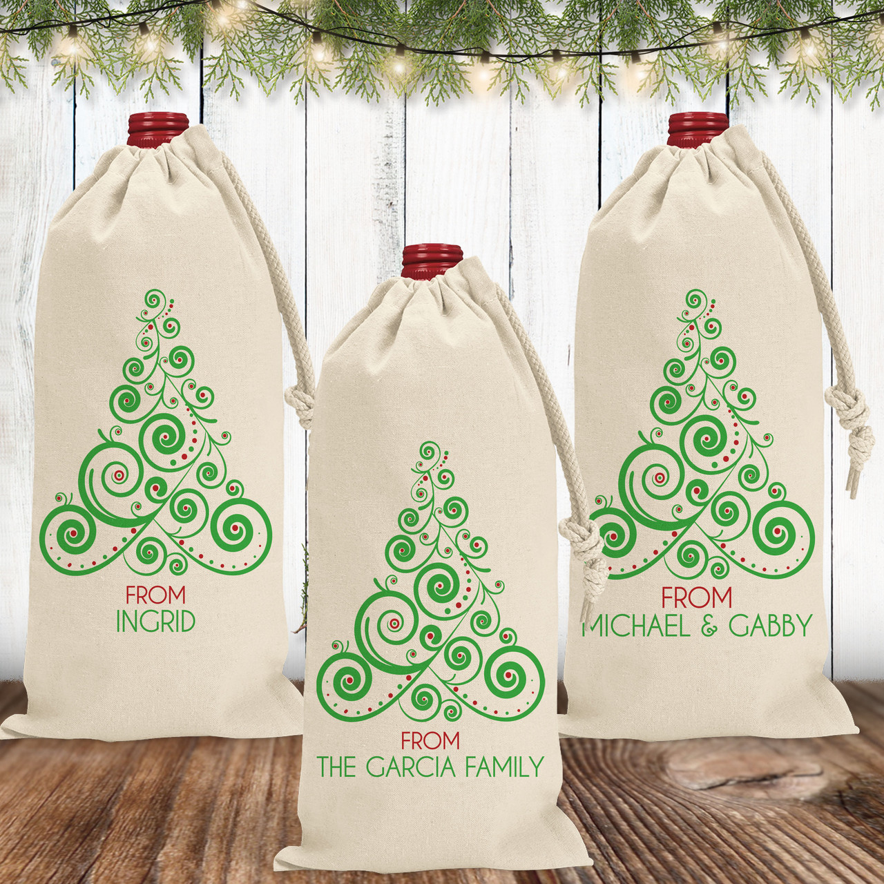 Canvas Wine Bags