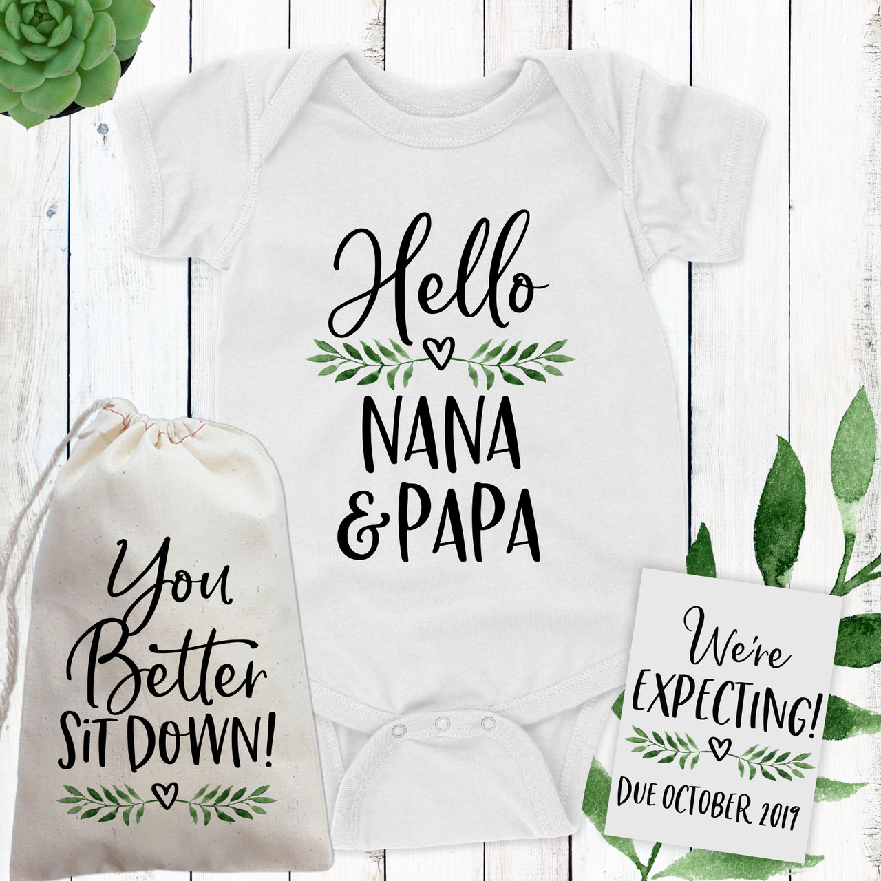 Pregnancy Announcement Onesie - Custom Baby Clothes - Baby Coming Soon Custom Onesie - Personalized Baby Clothes - Cute Baby Onesie 0-3 Months