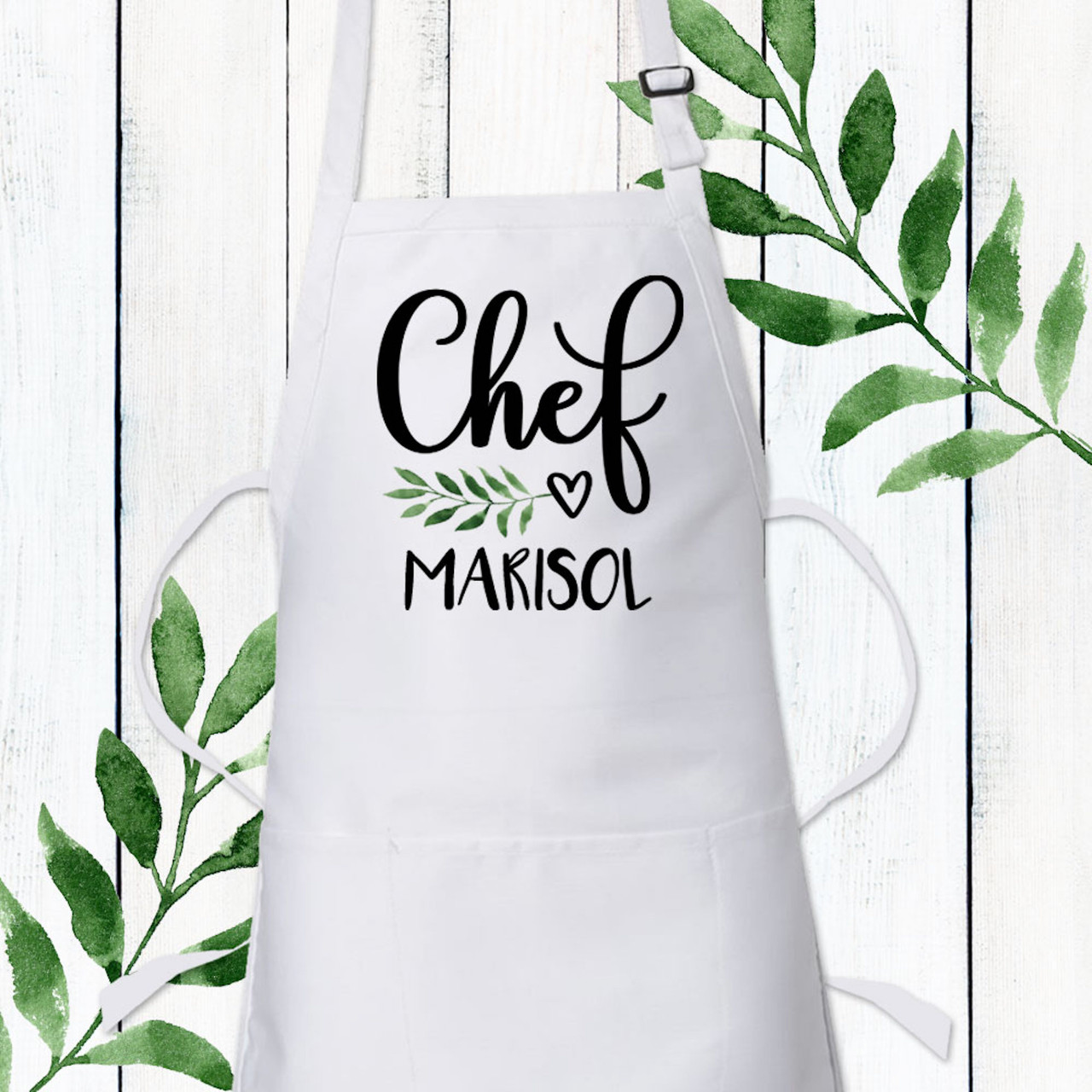 Retro Chef Personalized Aprons for Toddlers, Kids and Adults