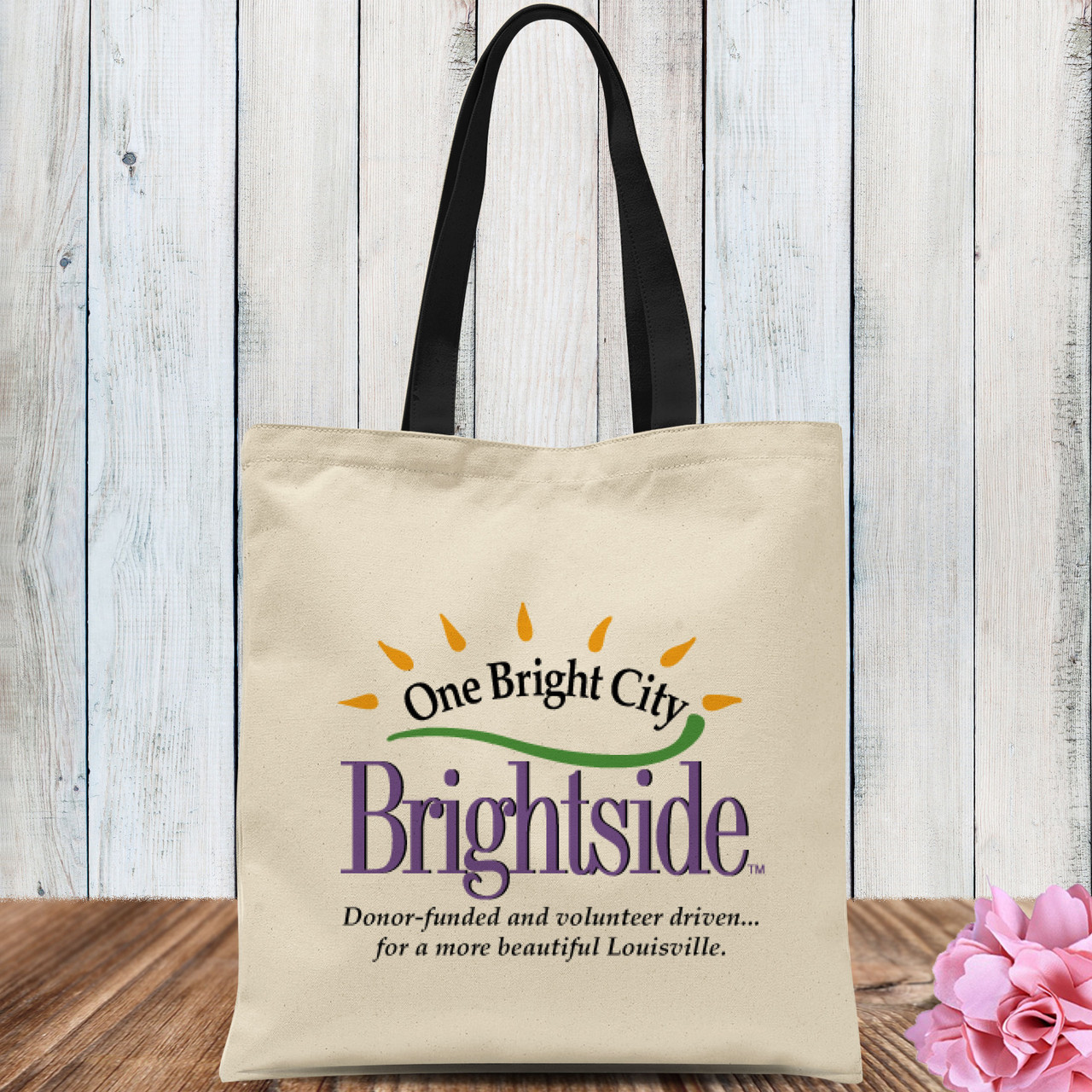 Custom Teacher Tote Bag, Customizable Name, Boho Rainbow Art