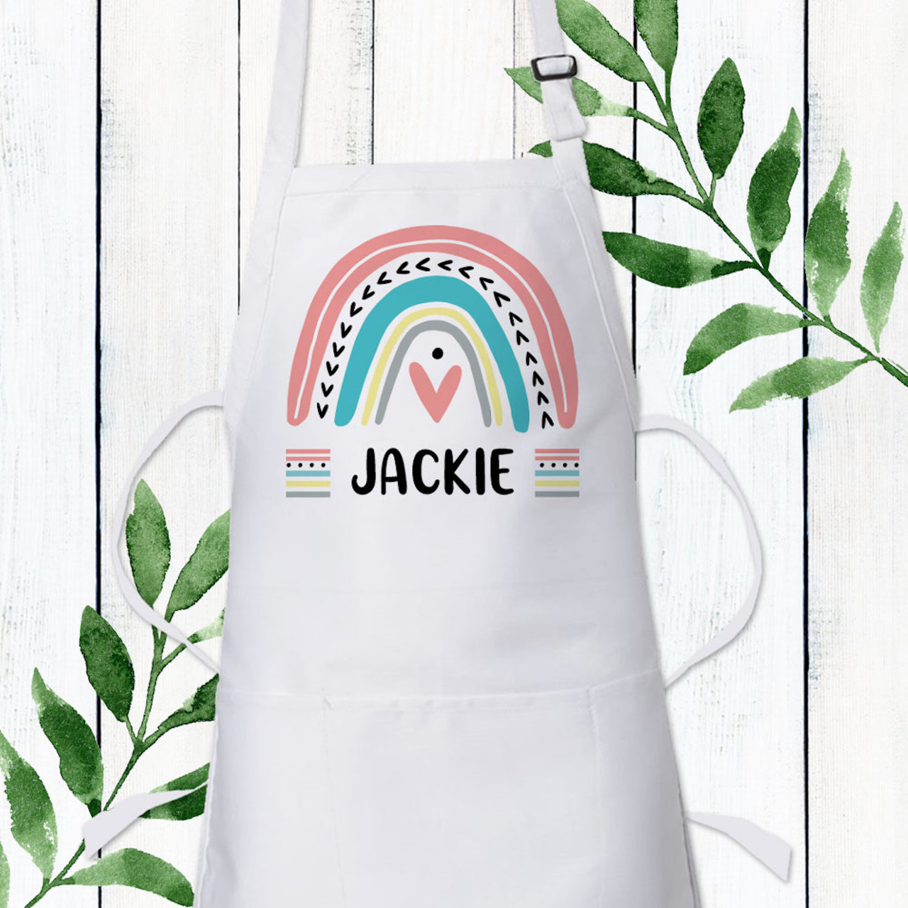 Boho Earth Personalized Aprons for Toddlers, Kids and Adults