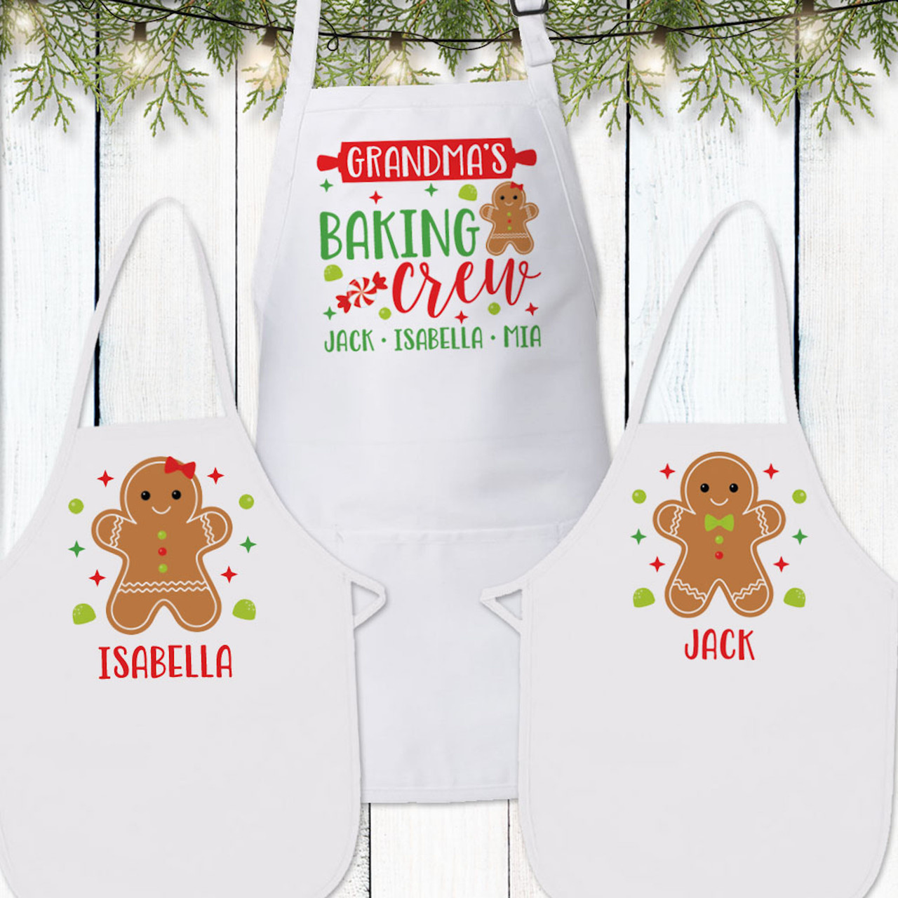 Grandma & Me Personalized Adult Apron