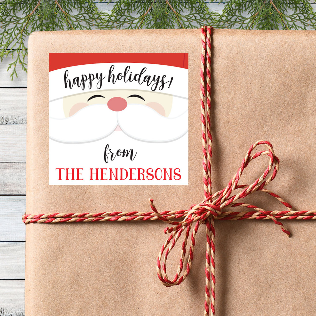 Santa Personalized Christmas Wrapping Paper, Personalized Christmas Gift  Wrapping Paper, Vintage Santa Wrapping Paper Custom, Name Gift Wrap 