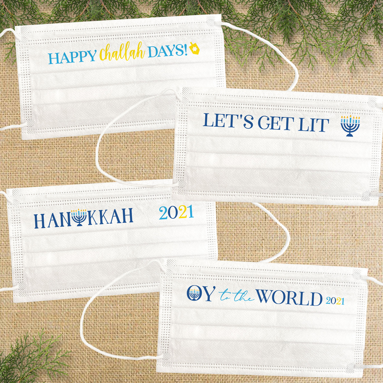 Printable Menorah Magic Hanukkah Gift Tags (Instant Download)