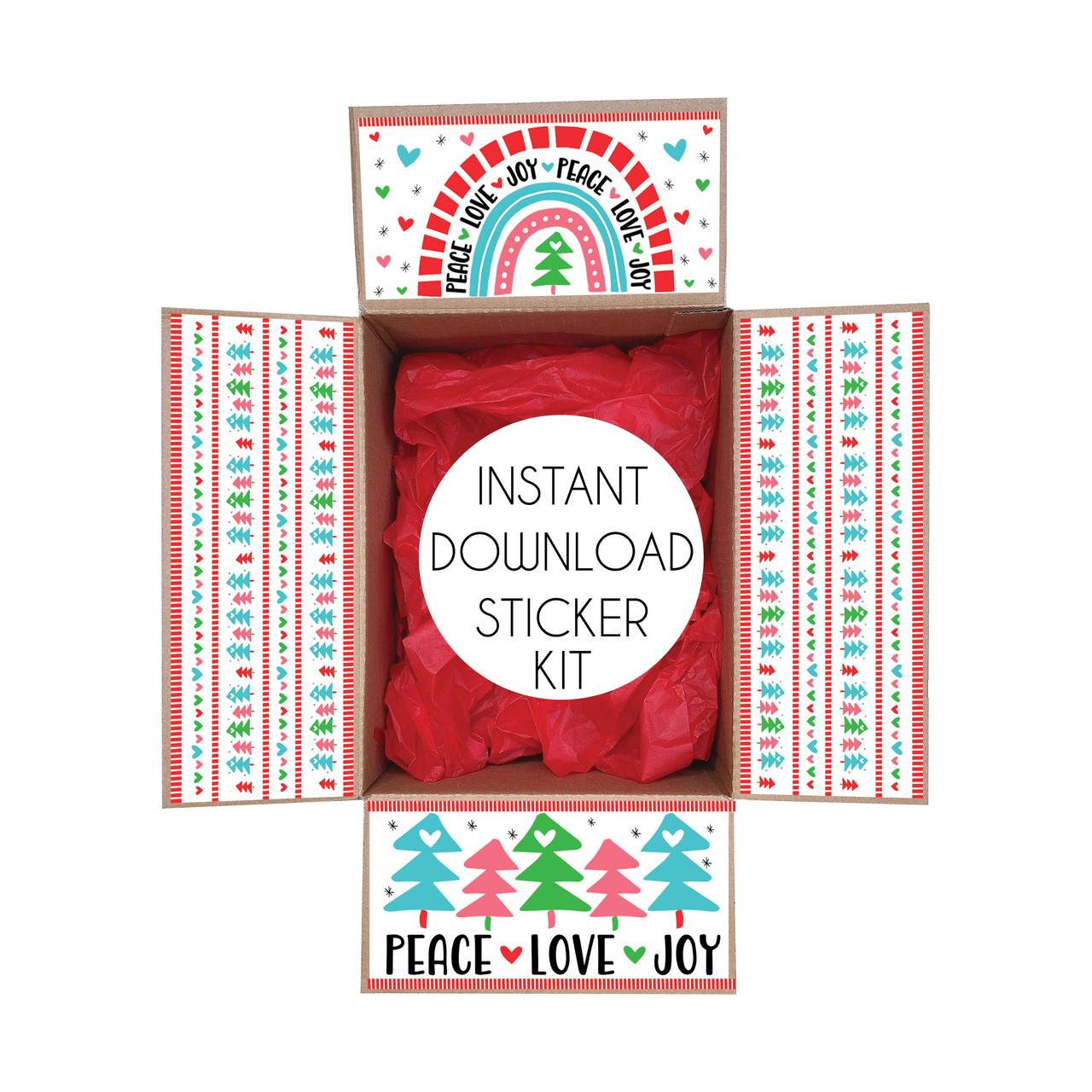 Scrapbooking Paper, Party & Kids Stickers Christmas Sticker Waterproof