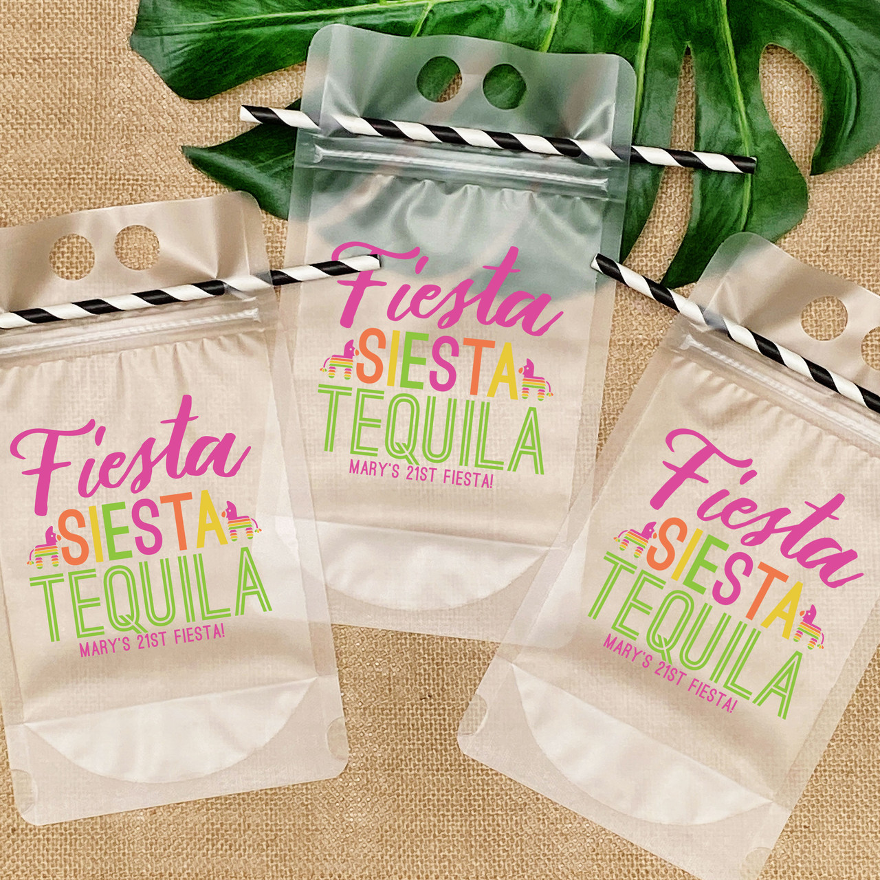 Fiesta Siesta Custom Drink Pouches