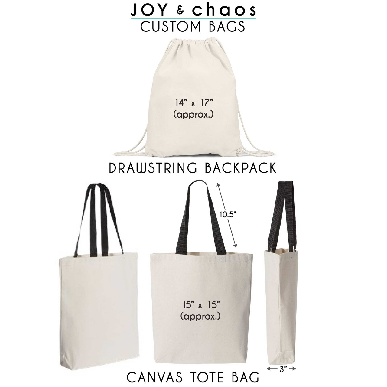 Canvas Tote Bag for Adults