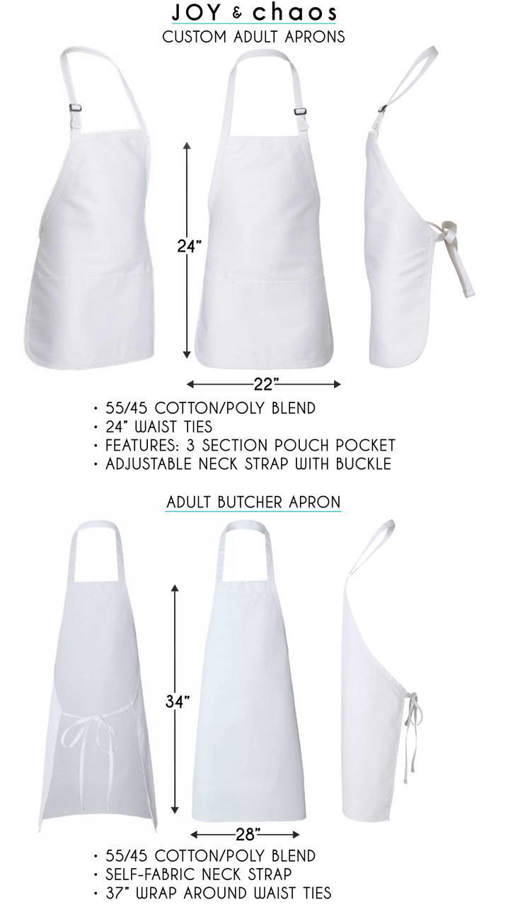 Sweet Potato Matching Aprons for Adult and Childrens