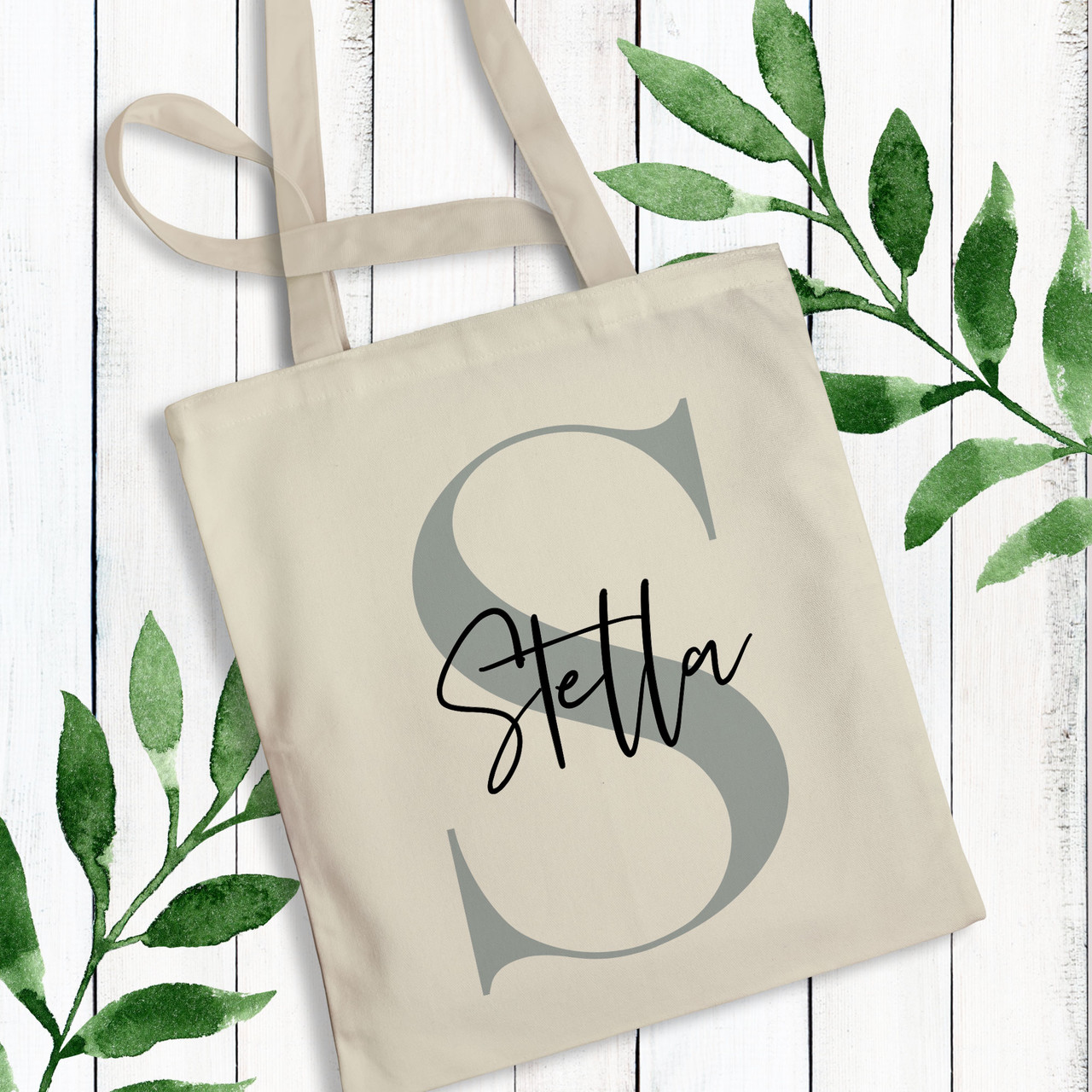 Monogram Name Tote Bag, Personalized Tote Bags, Bridesmaid Tote, Beach Tote,  Bridesmaid Gift, Bridal Party Gifts, Wedding Welcome Bag