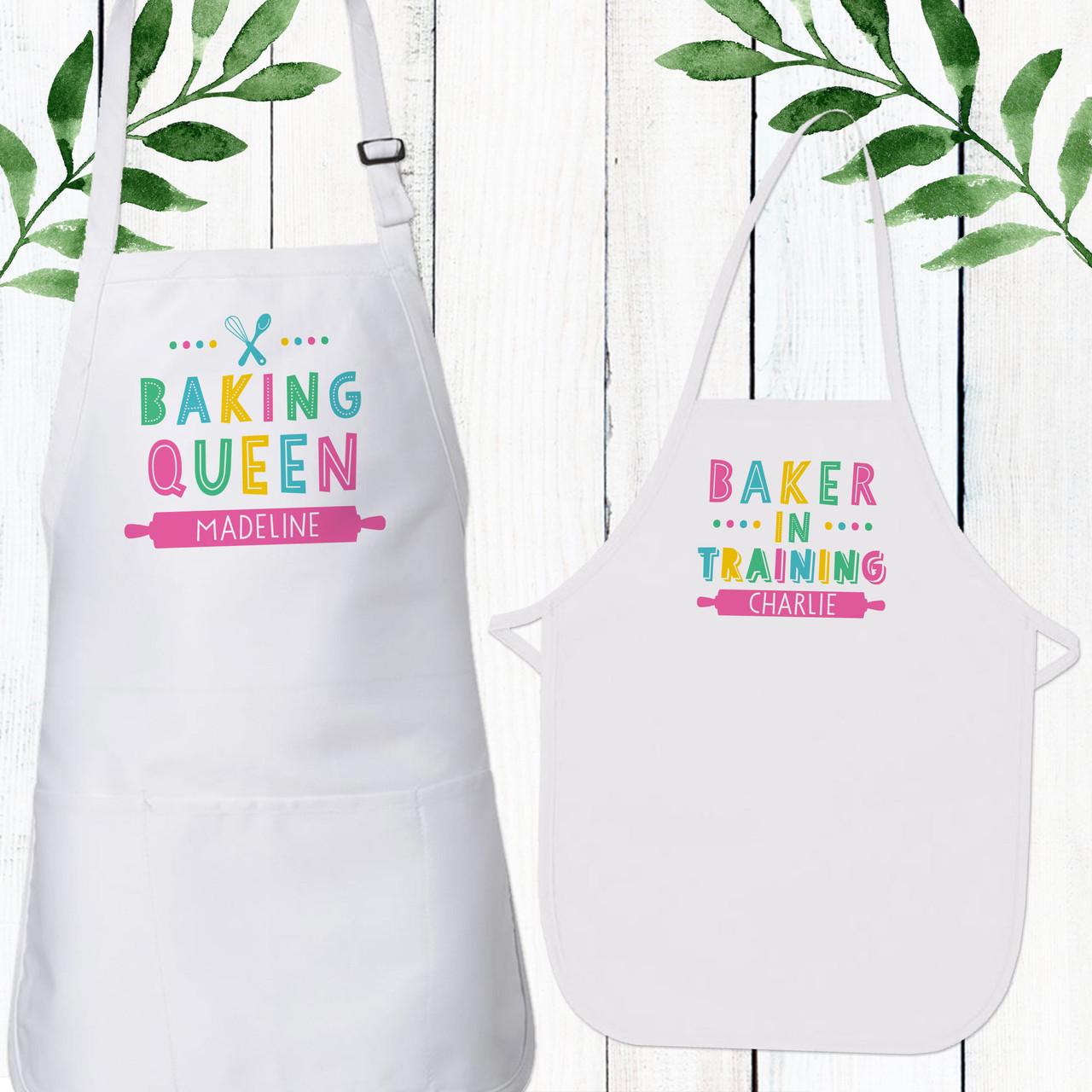Personalized Apron for Women, Custom Womens Apron, Cooking Apron, Kitchen  Embroidered Apron, Personalized Gift for Mom 