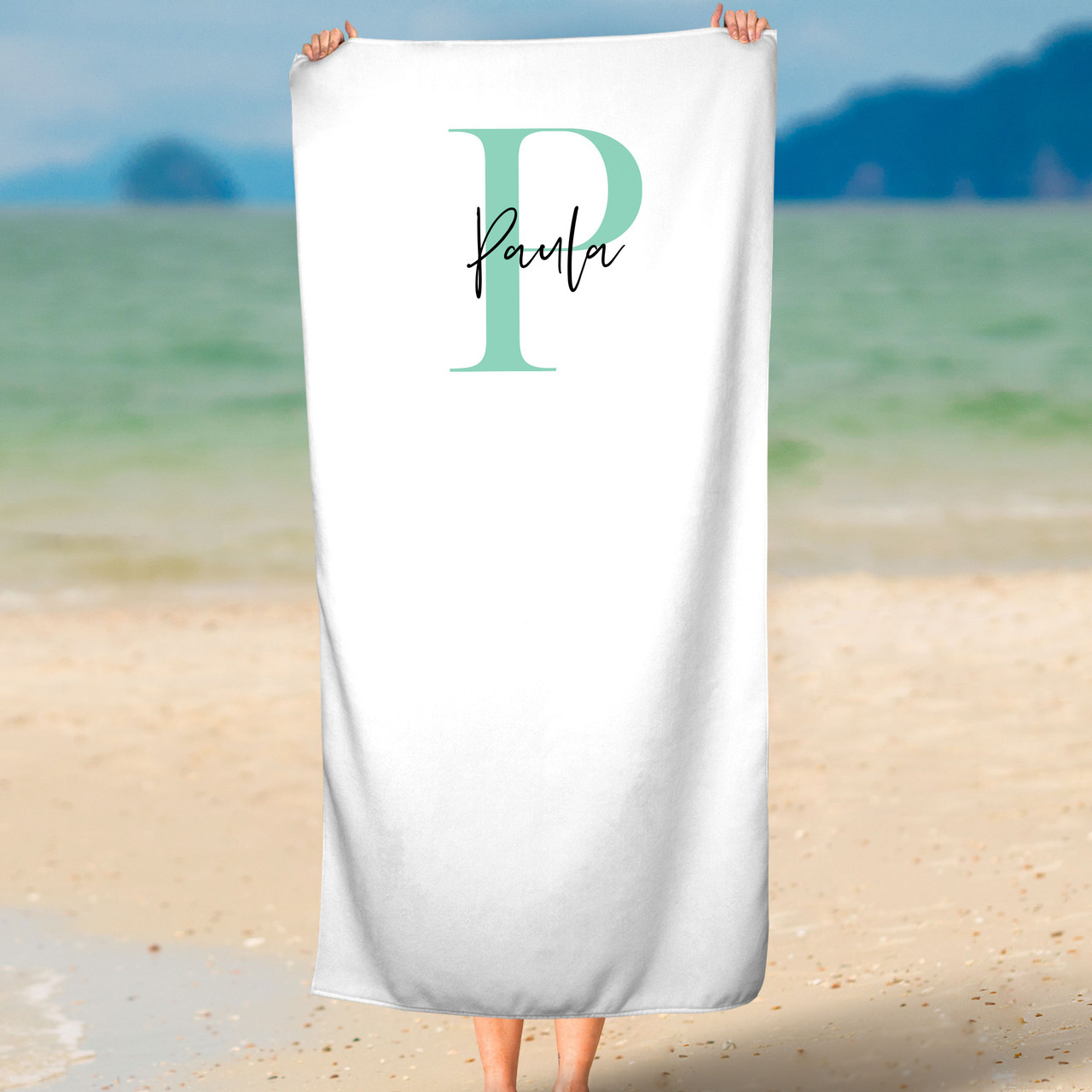 Beach towels 2025 with initials