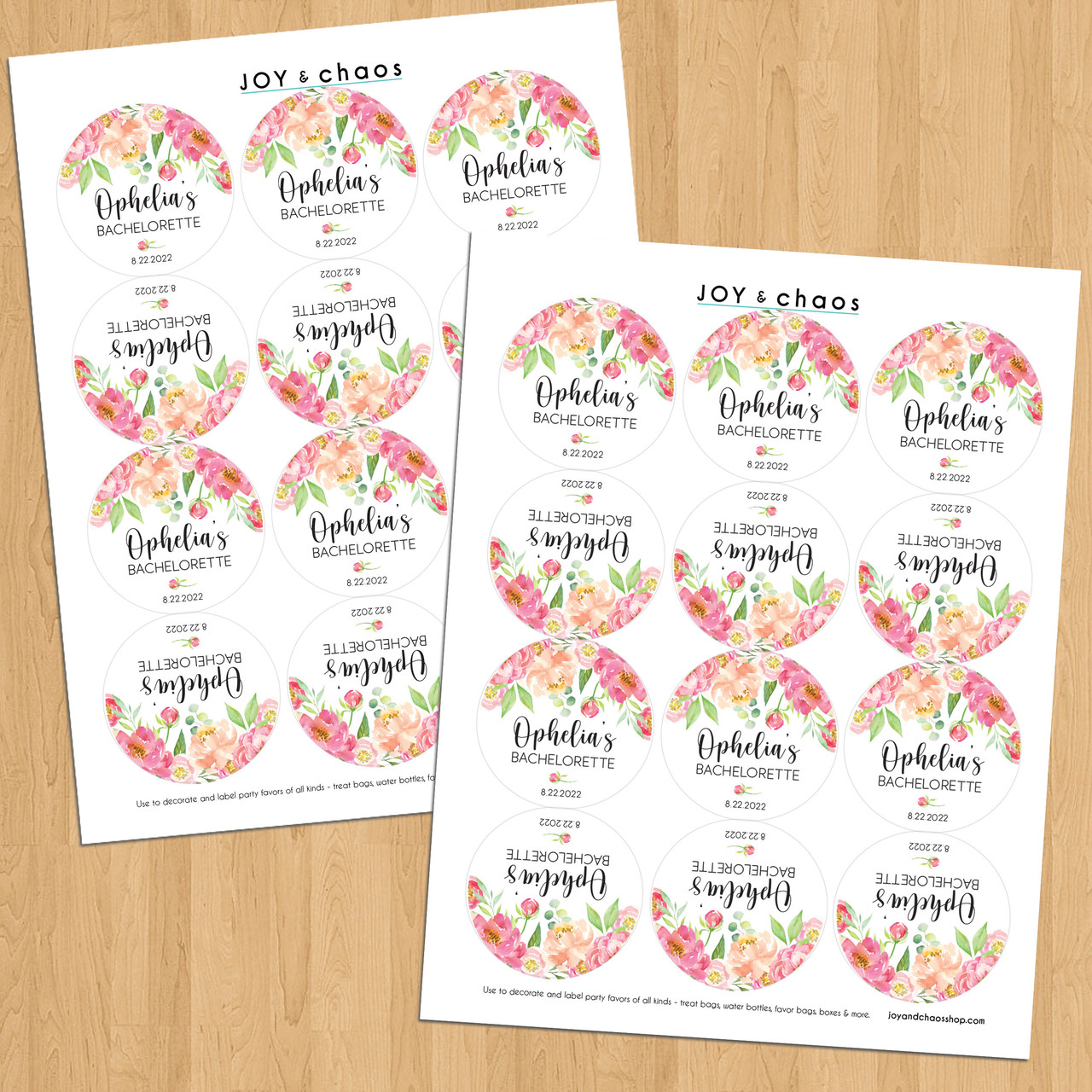 Sweet Pink Pastel Color Sale Labels Discount Price Tags Stickers