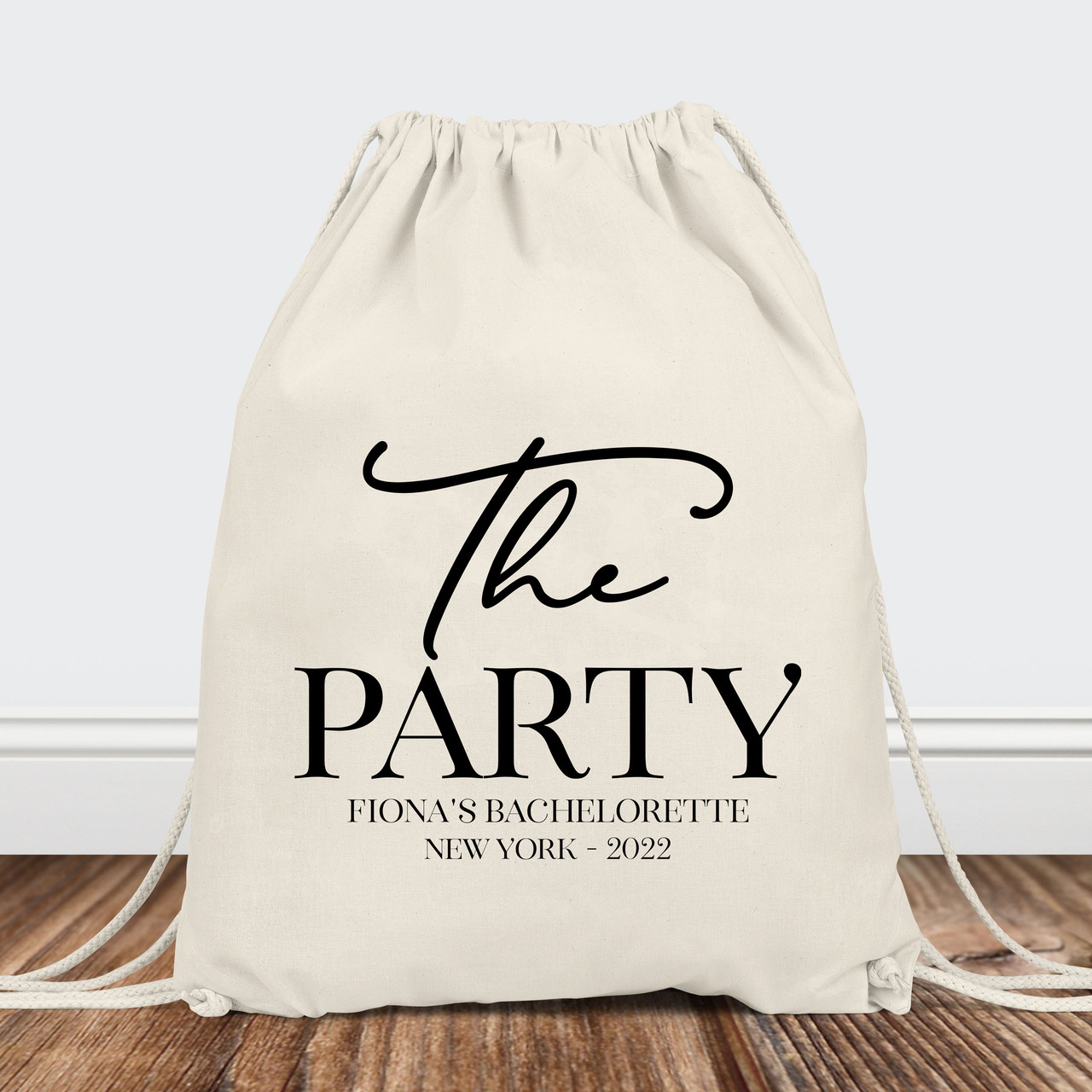 Tiffany Custom Tote Bag Name and Wedding Role