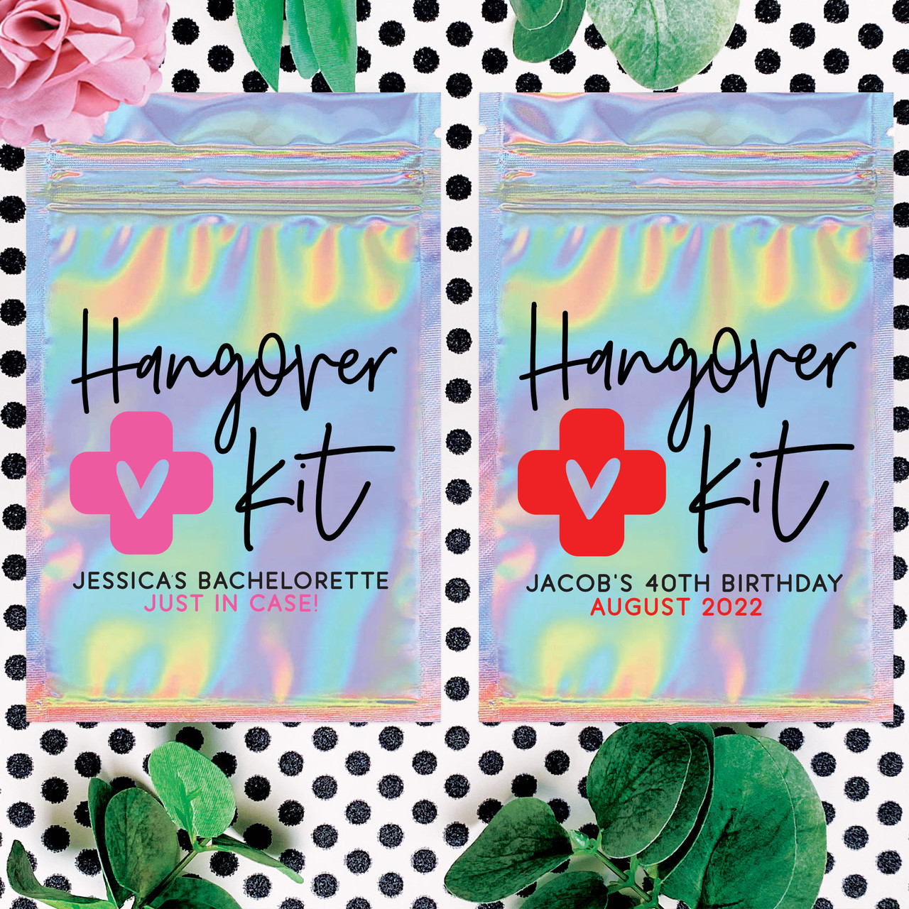 In Sickness & In Health Hangover Kit, bachelorette hangover kit, bridal  party hangover kit, wedding party hangover kit