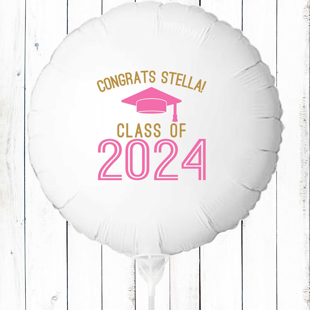 Custom Lettered Congrats Balloon Personalized Balloon 