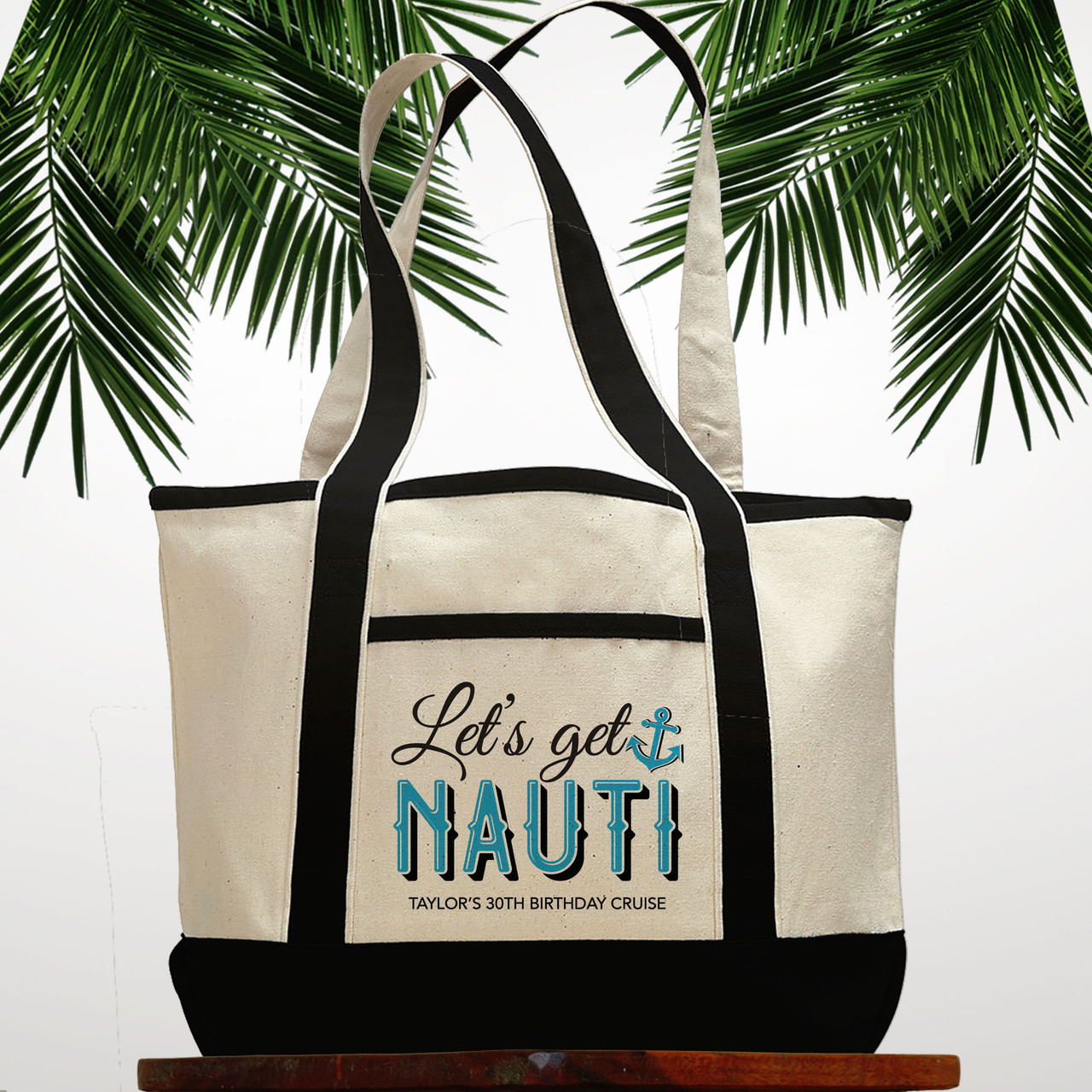 Cruise Ship Nautical Personalized Tote Bag – Brant Point Prep