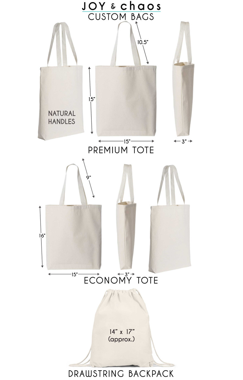 Double-Handle Canvas Tote Bag 17L, Bags