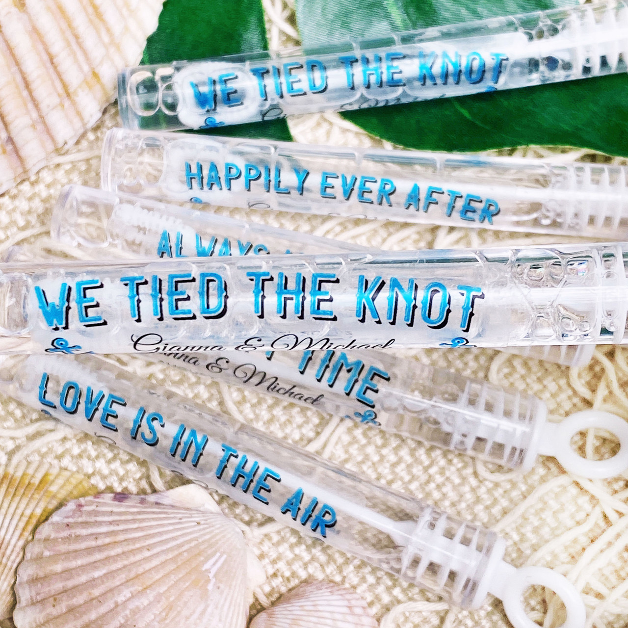 Nautical Wedding Custom Bubble Labels