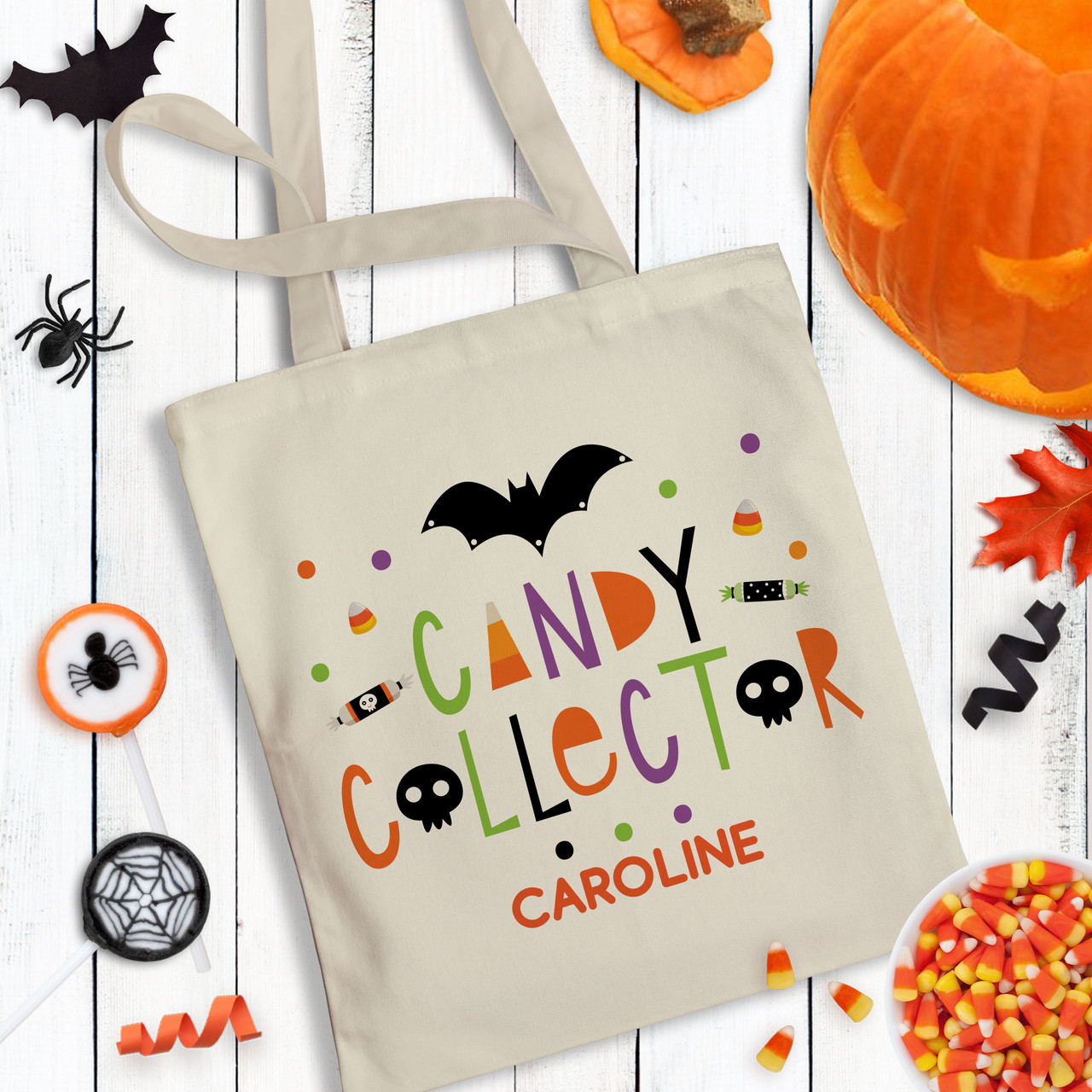 Candy Collector Custom Halloween Trick or Treat Bag