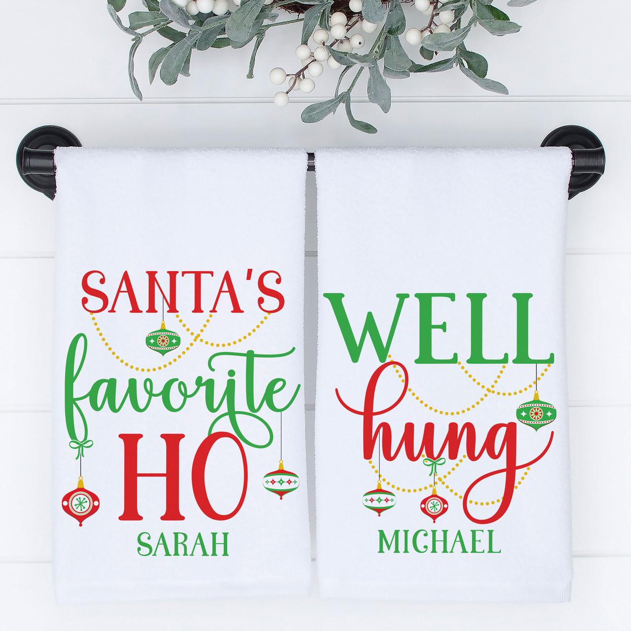 Santa's Favorite Ho Personalized Christmas Stocking