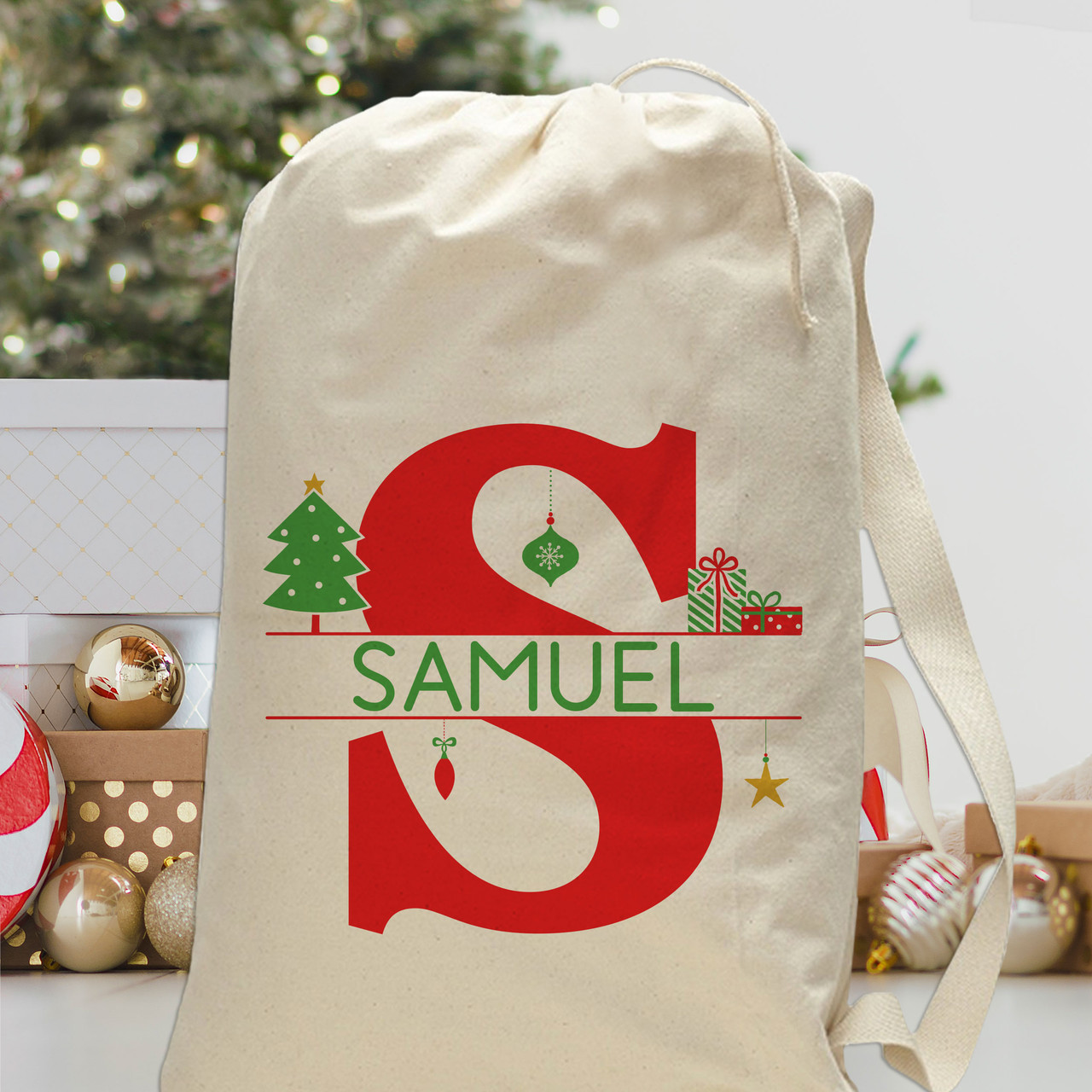 Personalized Monogram Gift Bags