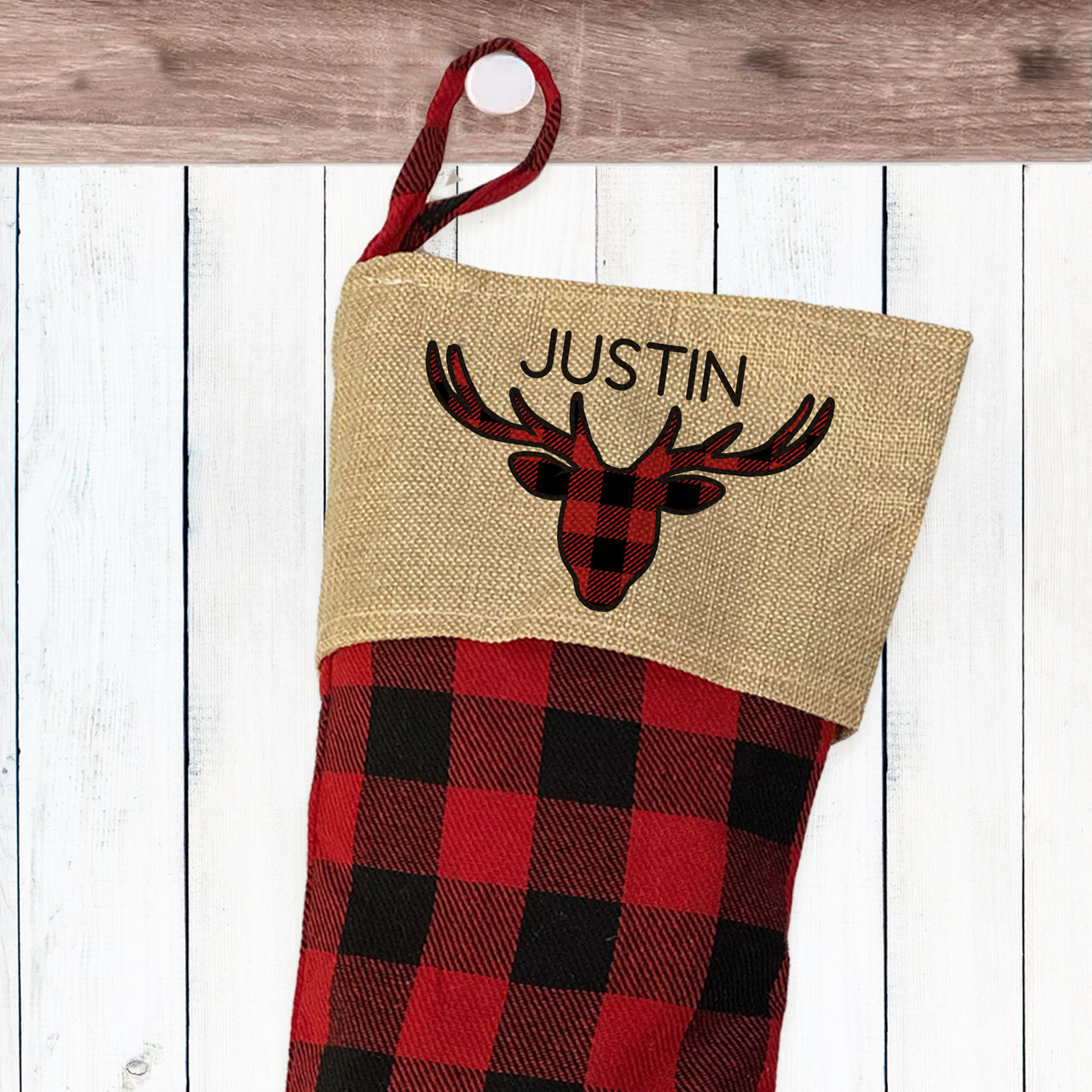 Festive Plaid Christmas Stocking … curated on LTK