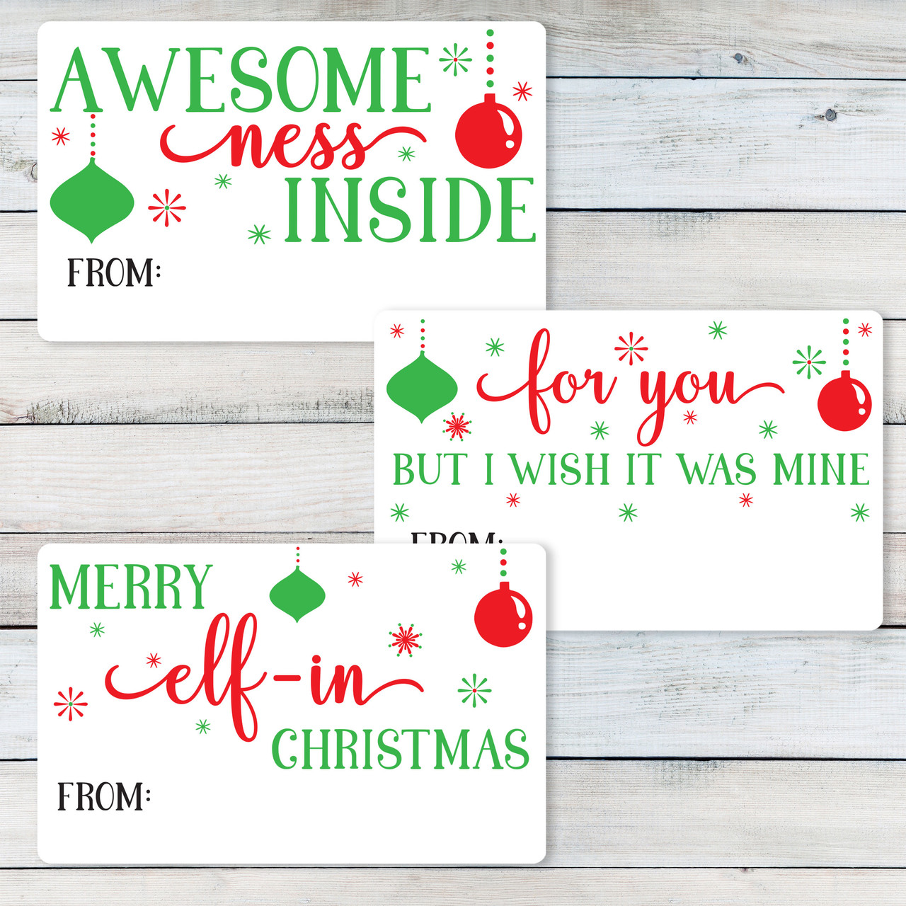 Christmas Printable Gift Tags Template