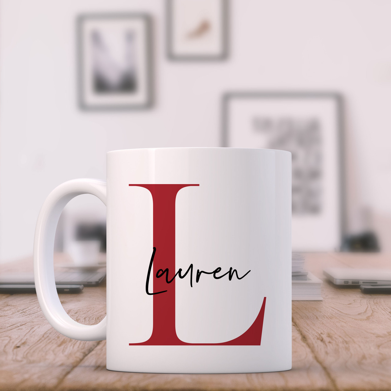 Monogram Mug Initial Mug Letter Mug Gift Mug Name Mug 