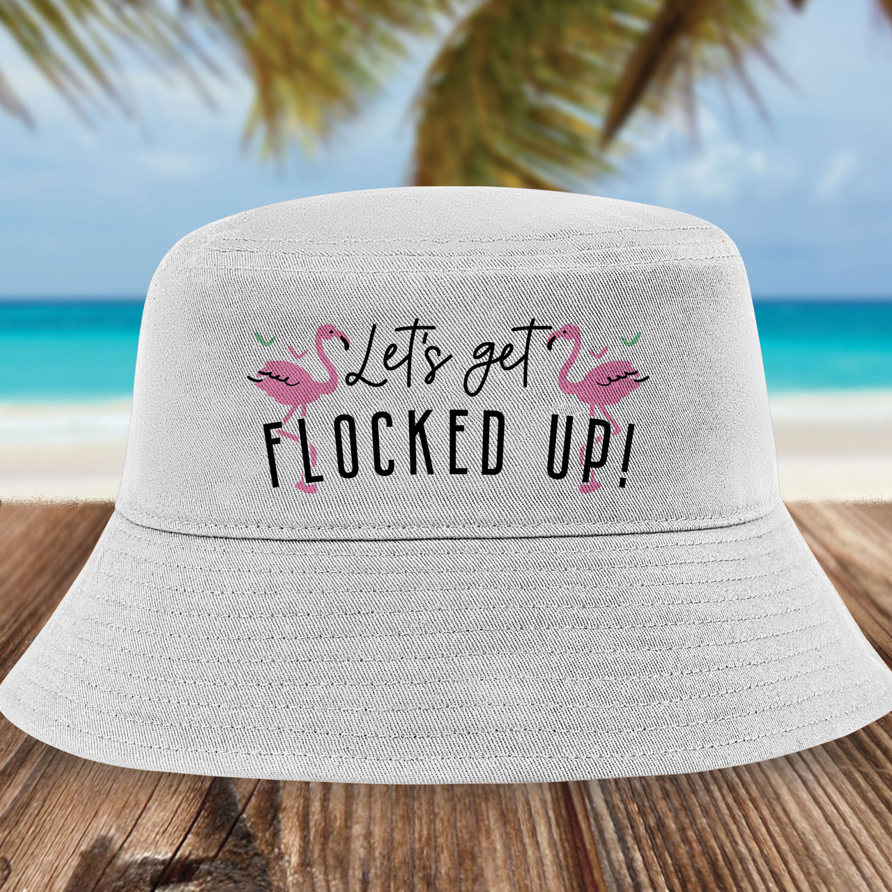 Flamingo Straw Hat