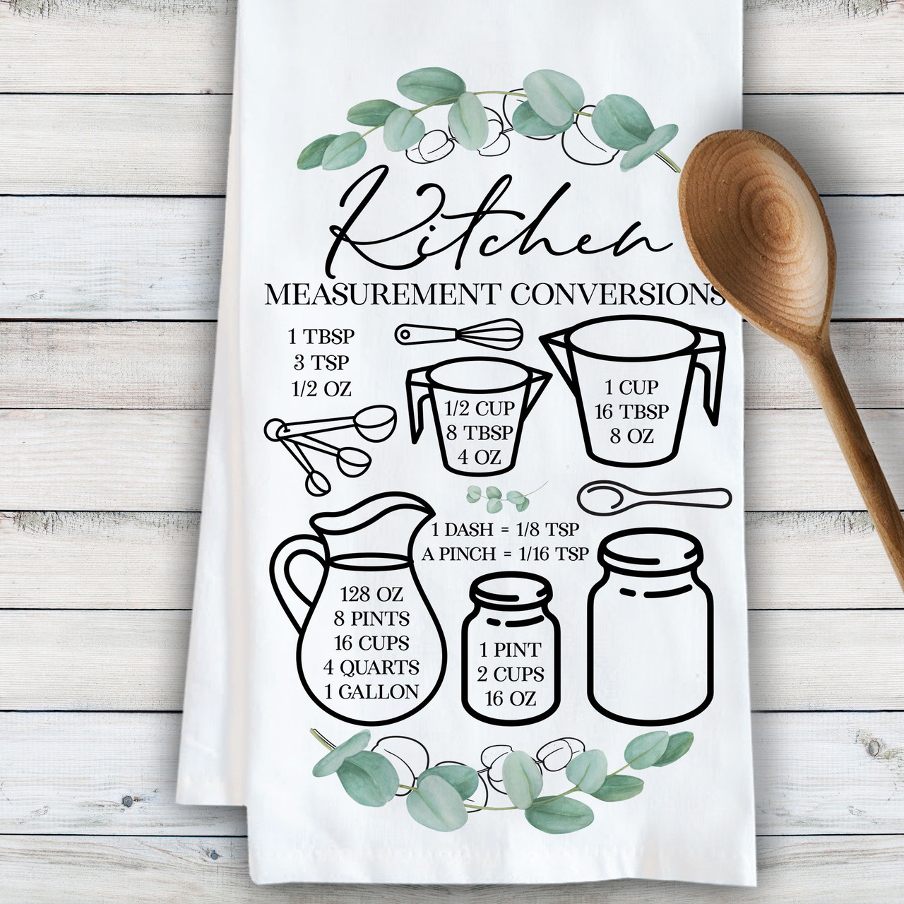 Leaf & Heart Kitchen Towels