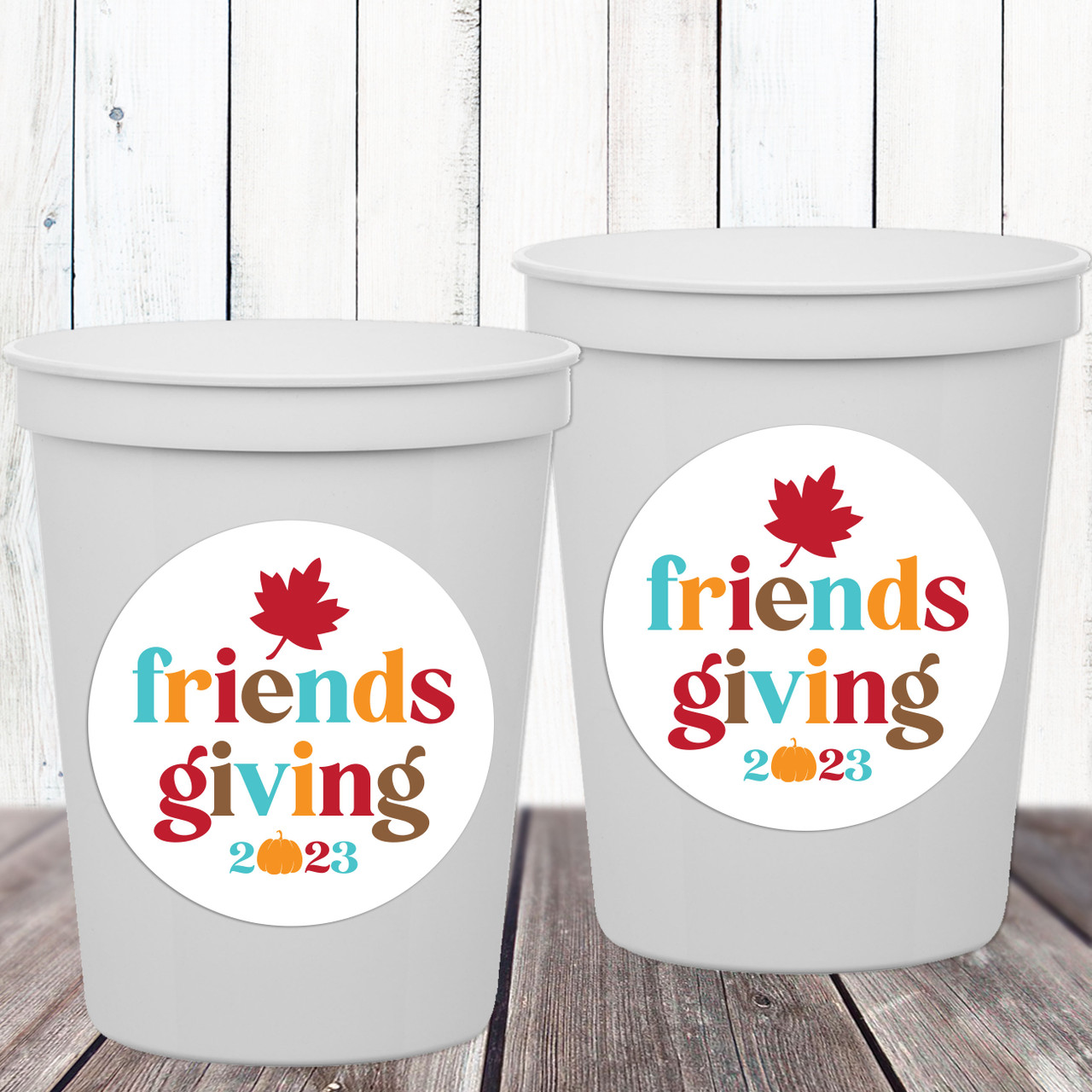 Kids Thanksgiving Cups Personalized, Thanksgiving Party Cups for