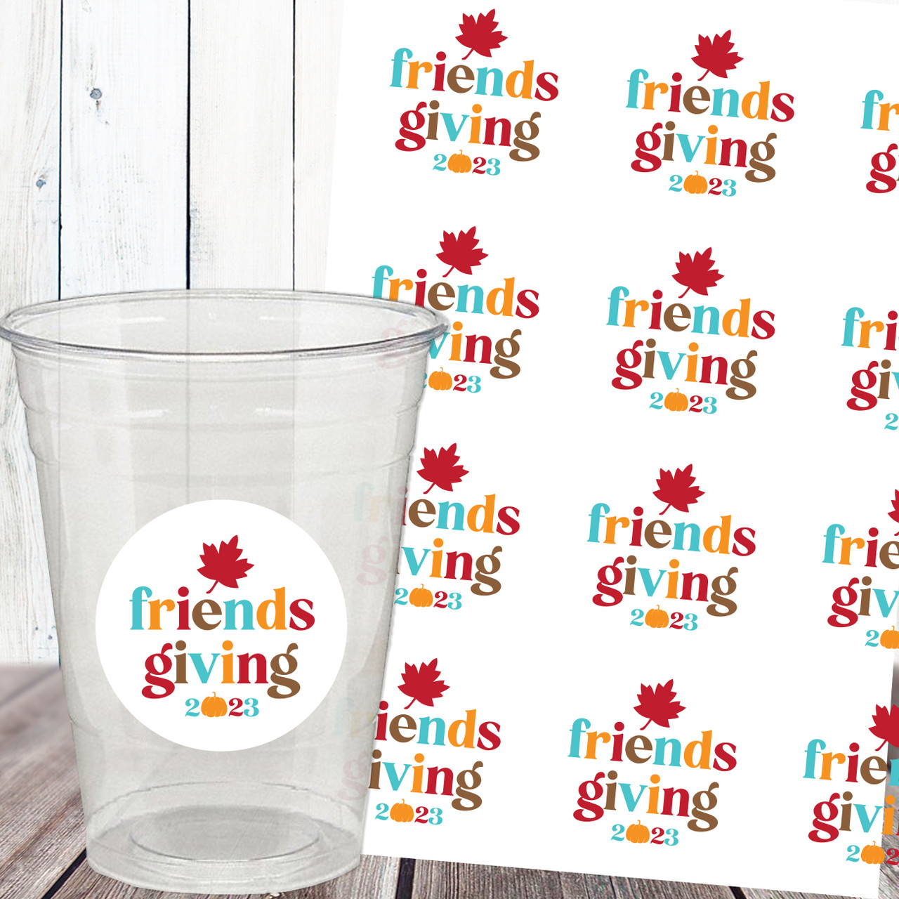 Happy Friendsgiving 2023 Styrofoam Cups – Hello Harper