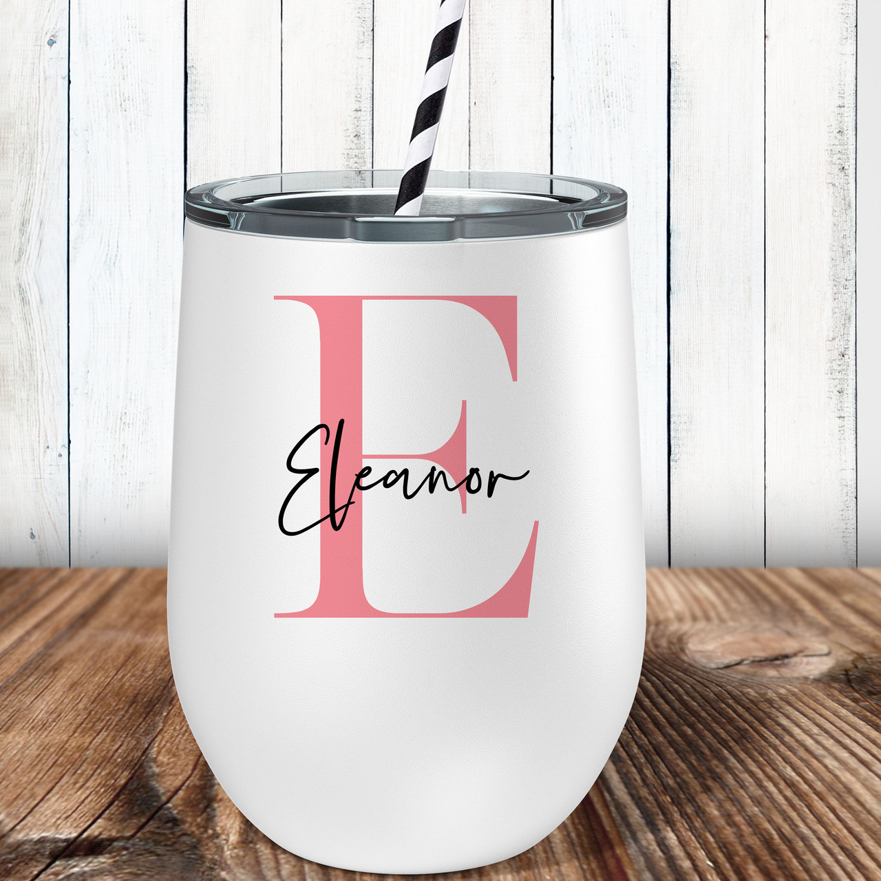 Initial Wine Tumbler