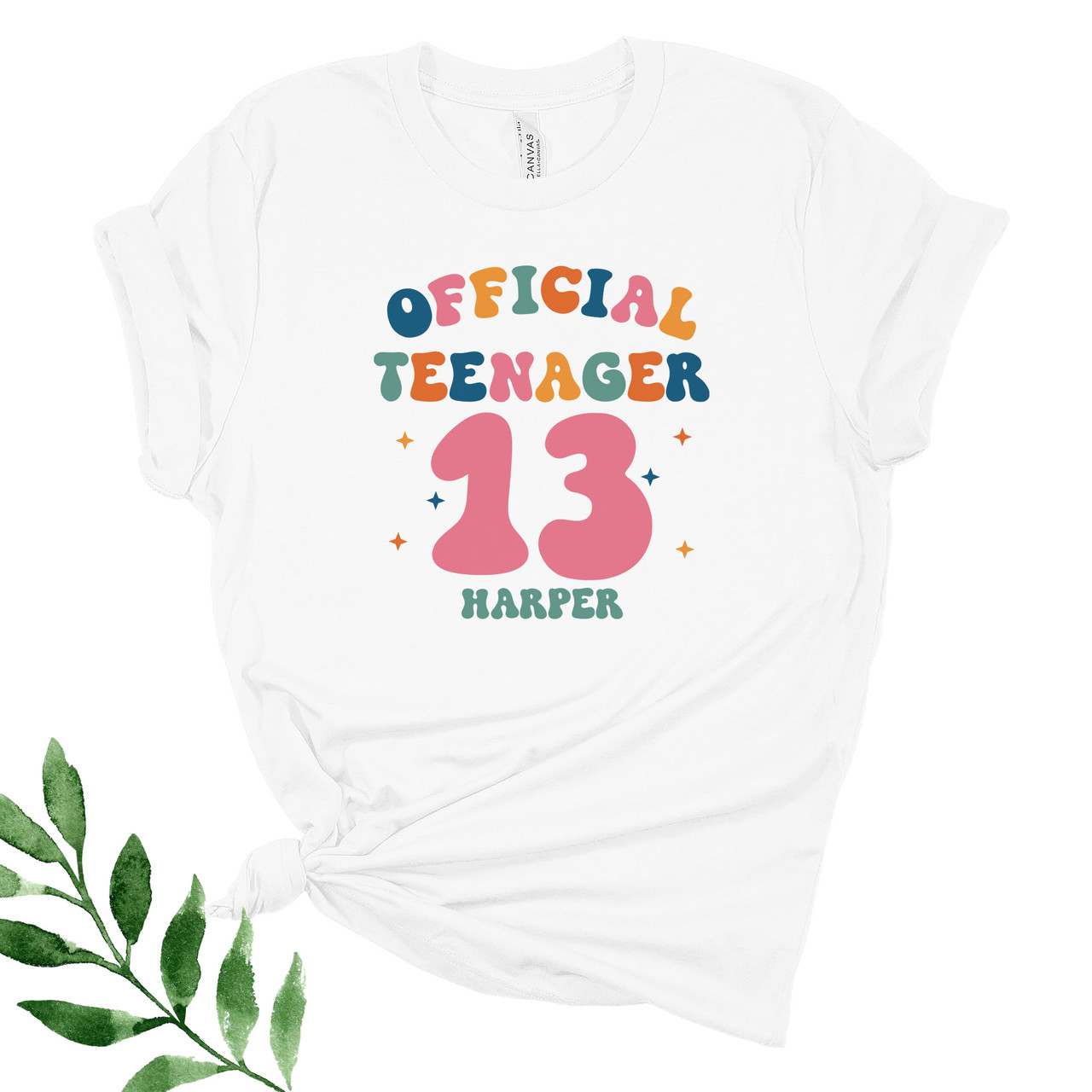 Retro Official Teenager 13th Birthday Shirt