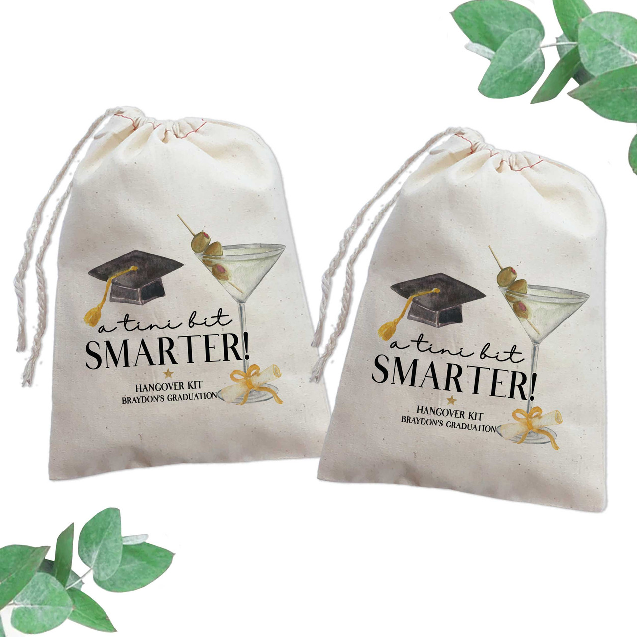 A Tini Bit Smarter Graduation Recovery Kit Bags