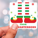 Christmas Elf Gift Labels