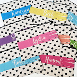 Watercolor Stripe Pencil Case Watercolor Stripe Pencil Case
