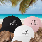 Wife of the Party Baseball Hat - Bachelorette Hats - Custom Bachelorette Party Baseball Caps - Bachelorette Accessories