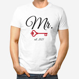 Matching Valentines Day Shirts for Couples - His and Hers - Mr & Mrs T-Shirt Set