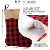 Plaid Mod Rainbow Christmas Stocking Plaid Mod Rainbow Christmas Stocking