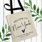 12 PC 6x9 Eucalyptus Hotel Welcome Bags with Personalized Favor Stickers