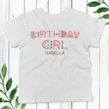 Boho Earth Birthday Girl Shirt