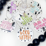 Witchy AF Halloween Wine Charms