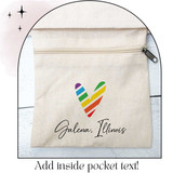 Rainbow Heart Just Married Beach Tote Bag