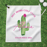 Succulent Cactus Golf Towel