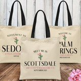 Cactus Destination Tote Bags